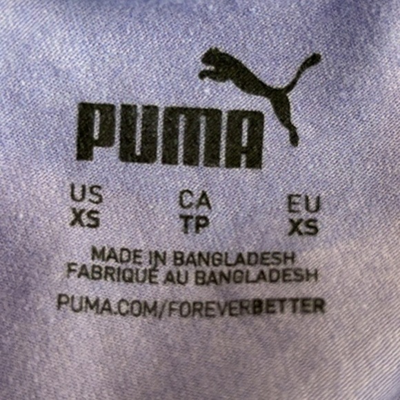 Puma Womens Colorblock Tight Fit Leggings Women’s Size XS Hazy Blue Purple NWT! - Picture 8 of 11